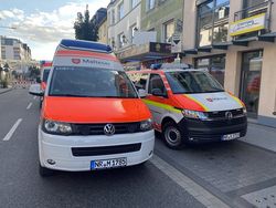 Rettungsfahrzeuge des Malteser Hilfsdienst e.V. beim Deichstadtfest 2023